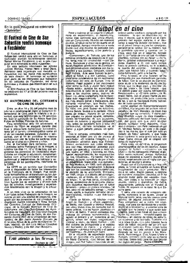 ABC MADRID 13-06-1982 página 75