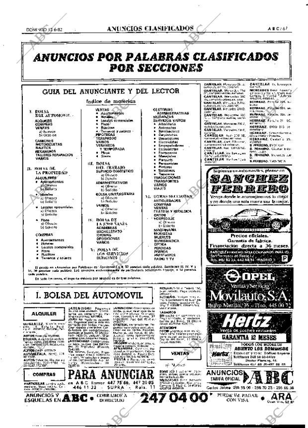 ABC MADRID 13-06-1982 página 83