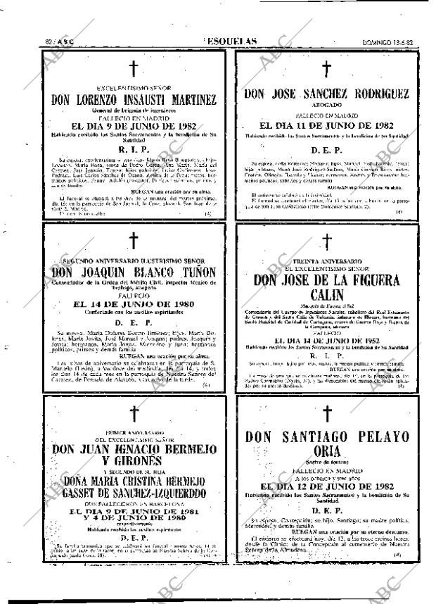 ABC MADRID 13-06-1982 página 98