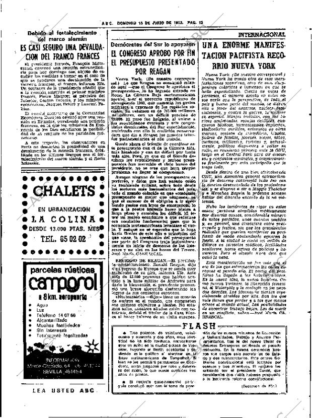 ABC SEVILLA 13-06-1982 página 28