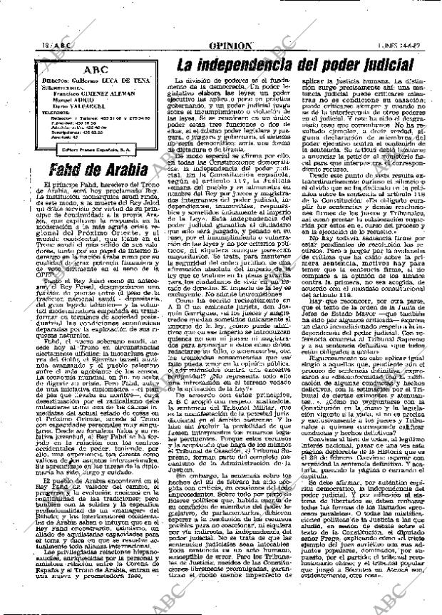 ABC MADRID 14-06-1982 página 18
