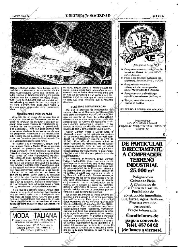 ABC MADRID 14-06-1982 página 63