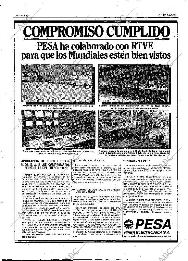ABC MADRID 14-06-1982 página 64