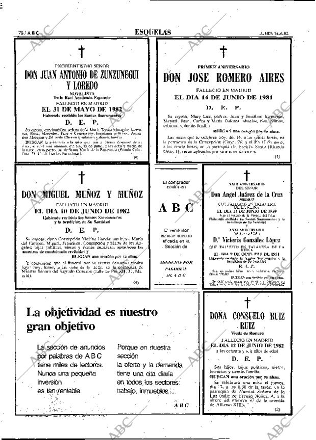 ABC MADRID 14-06-1982 página 86