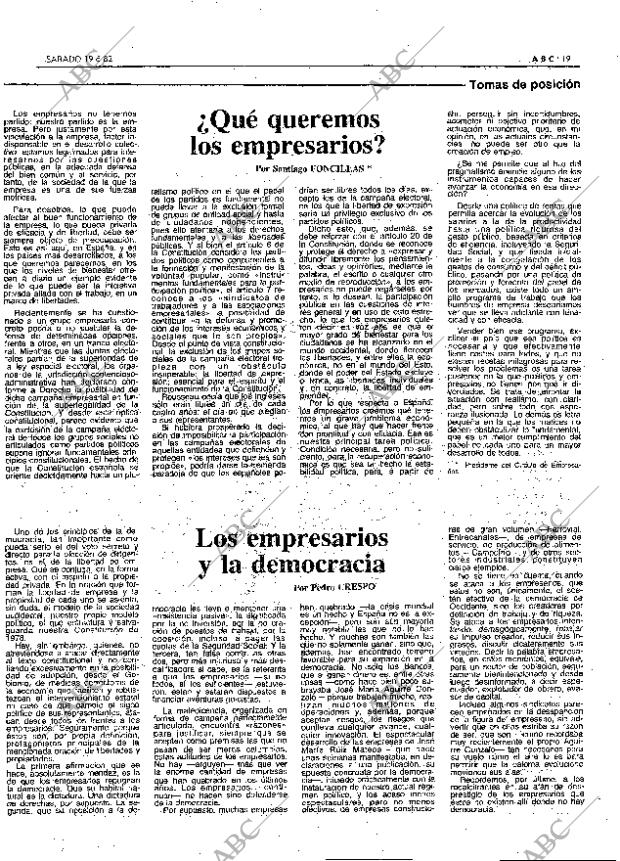 ABC MADRID 19-06-1982 página 19