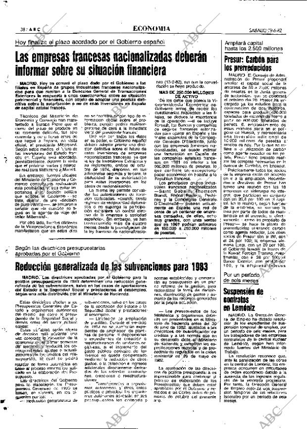 ABC MADRID 19-06-1982 página 54