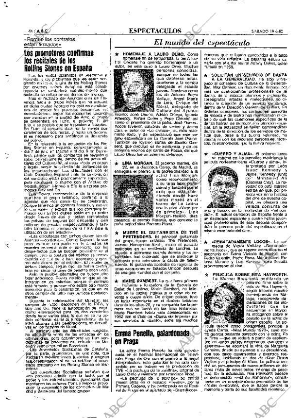 ABC MADRID 19-06-1982 página 60