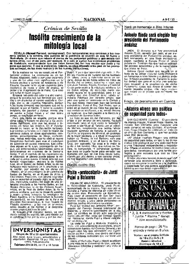 ABC MADRID 21-06-1982 página 25