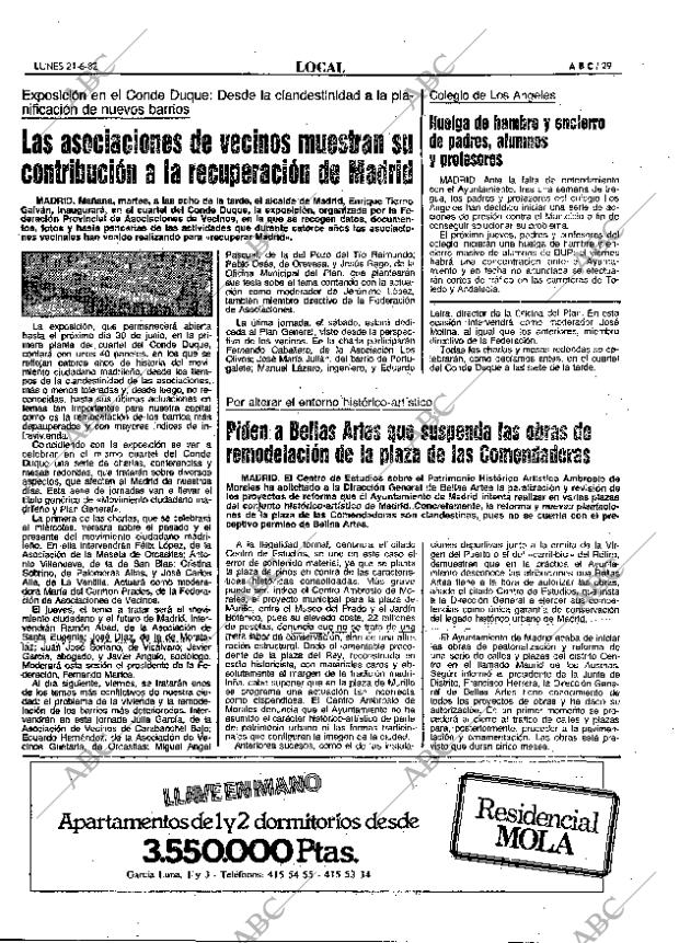 ABC MADRID 21-06-1982 página 29