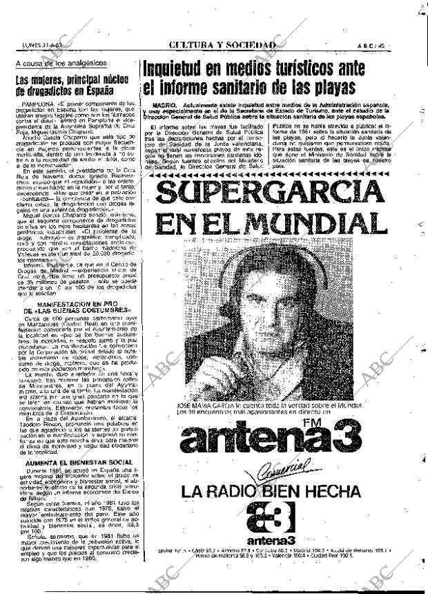 ABC MADRID 21-06-1982 página 61