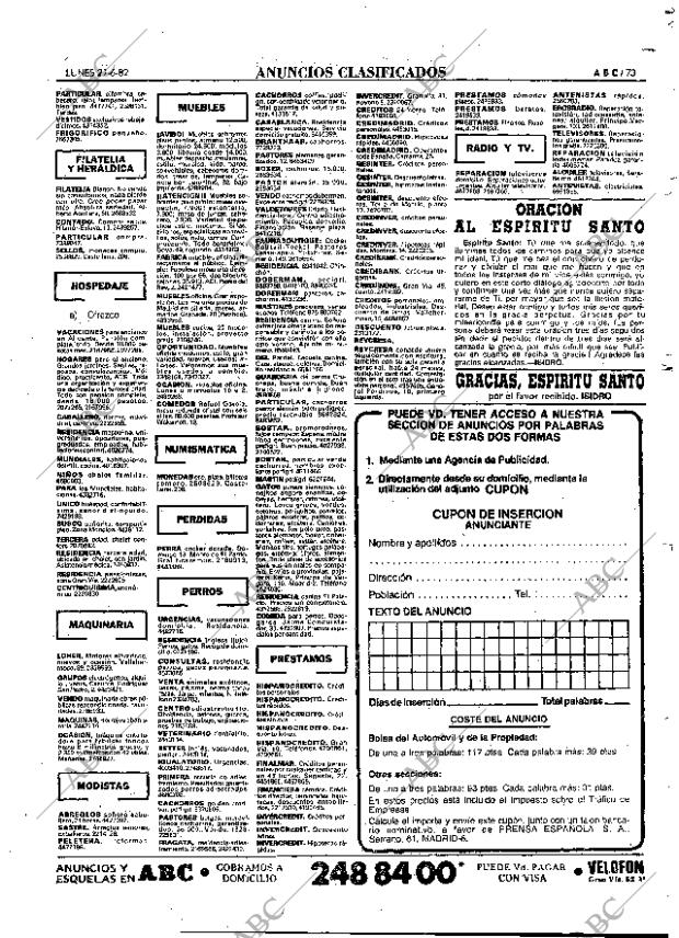 ABC MADRID 21-06-1982 página 89