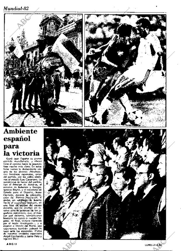 ABC MADRID 21-06-1982 página 9