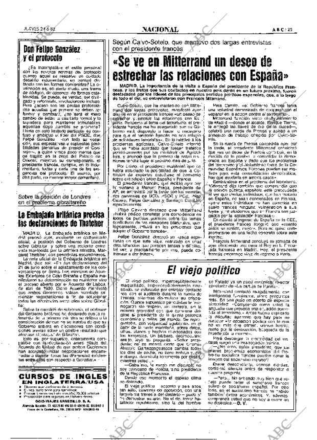 ABC MADRID 24-06-1982 página 25