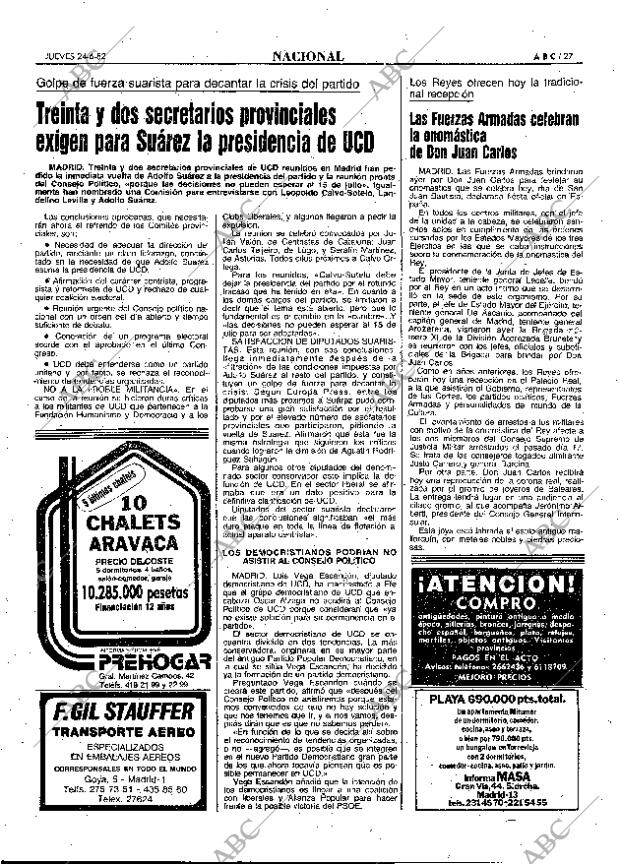 ABC MADRID 24-06-1982 página 27