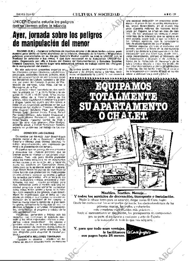 ABC MADRID 24-06-1982 página 39