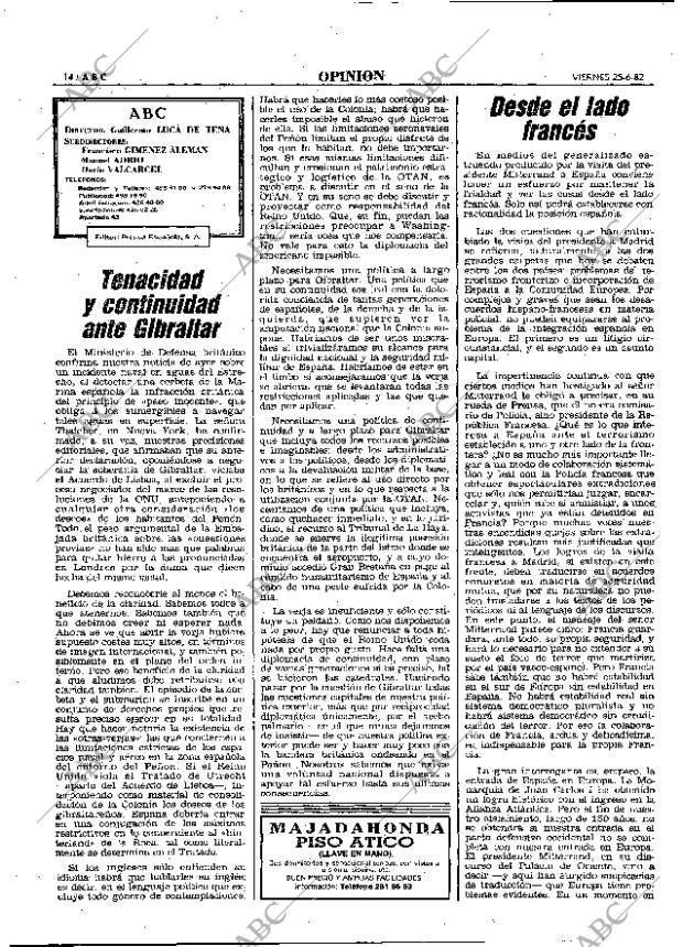 ABC MADRID 25-06-1982 página 14