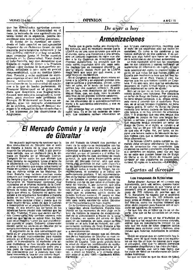 ABC MADRID 25-06-1982 página 15