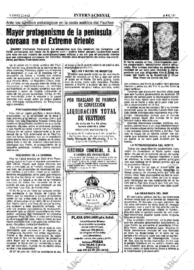 ABC MADRID 25-06-1982 página 21