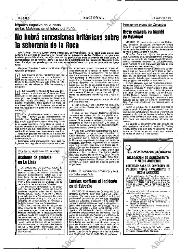 ABC MADRID 25-06-1982 página 26
