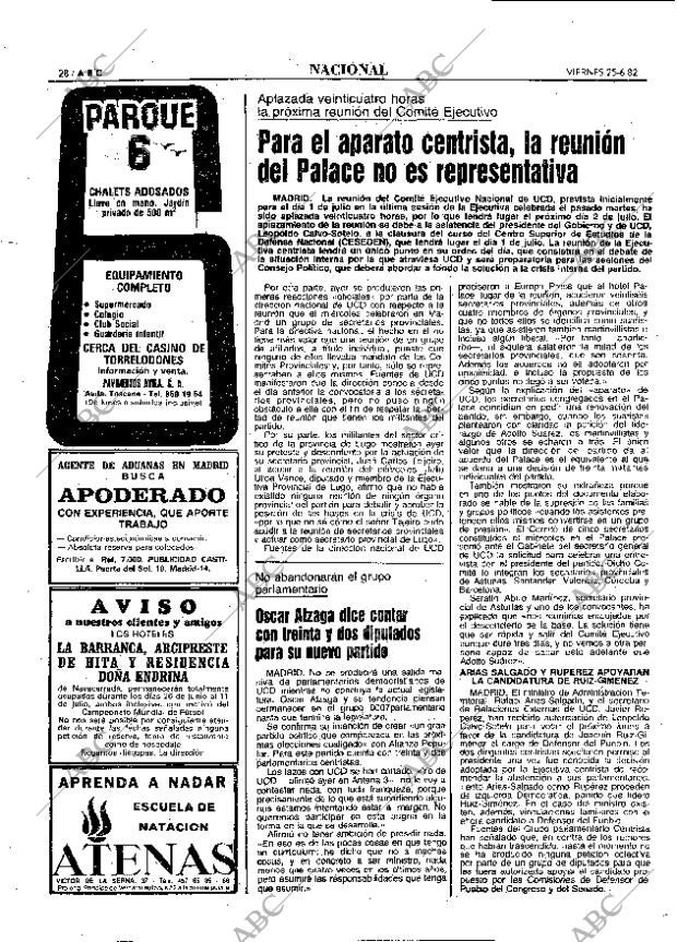 ABC MADRID 25-06-1982 página 28