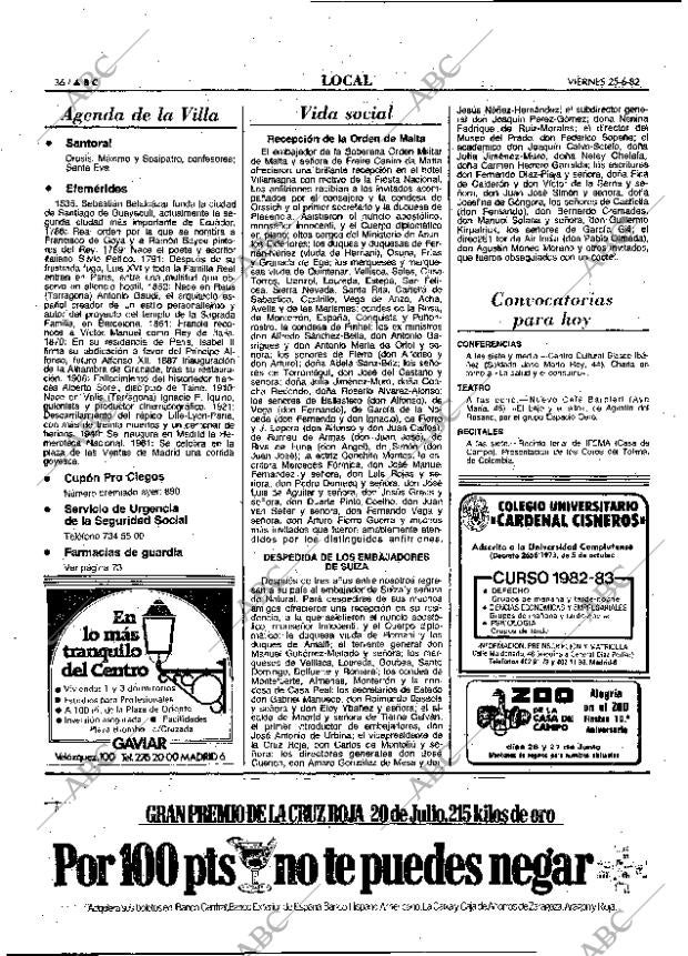 ABC MADRID 25-06-1982 página 36