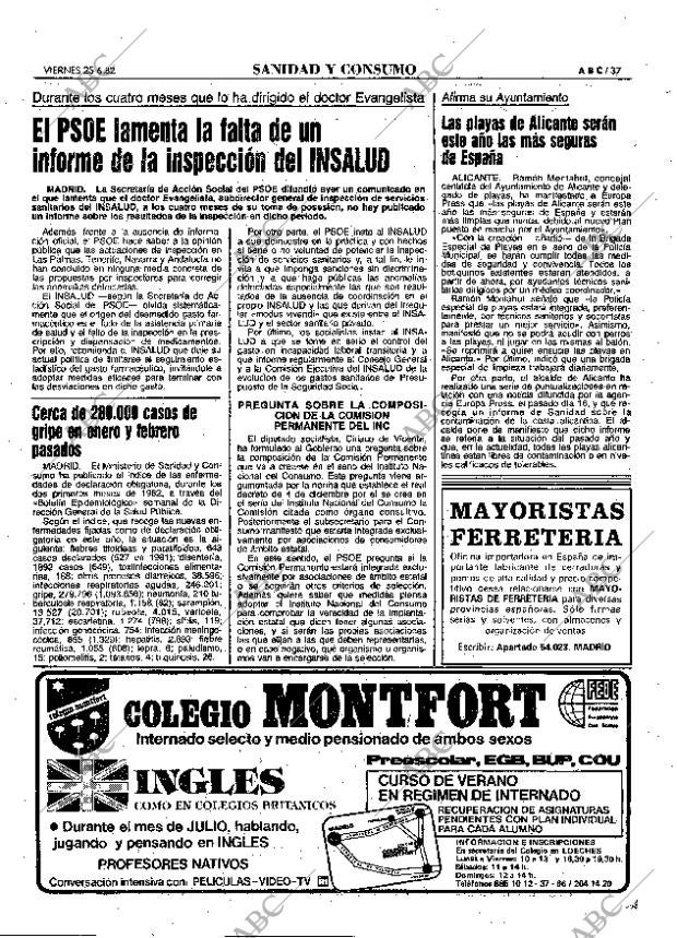 ABC MADRID 25-06-1982 página 37