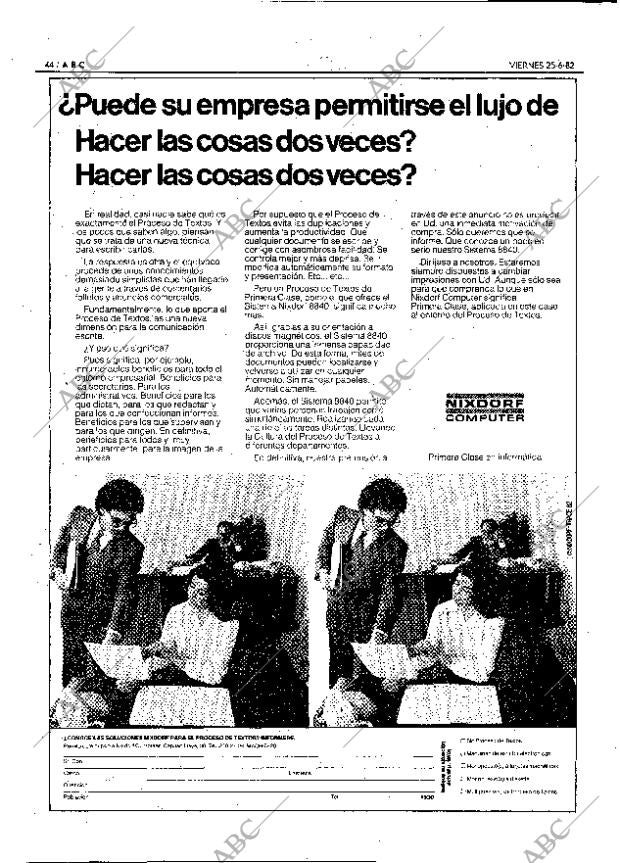 ABC MADRID 25-06-1982 página 44