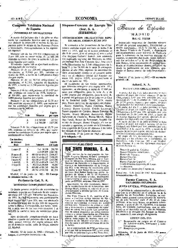 ABC MADRID 25-06-1982 página 76