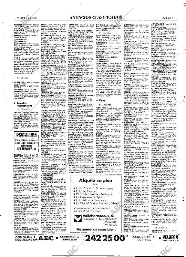 ABC MADRID 25-06-1982 página 87