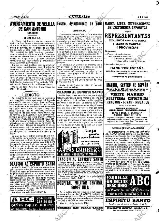 ABC MADRID 25-06-1982 página 99