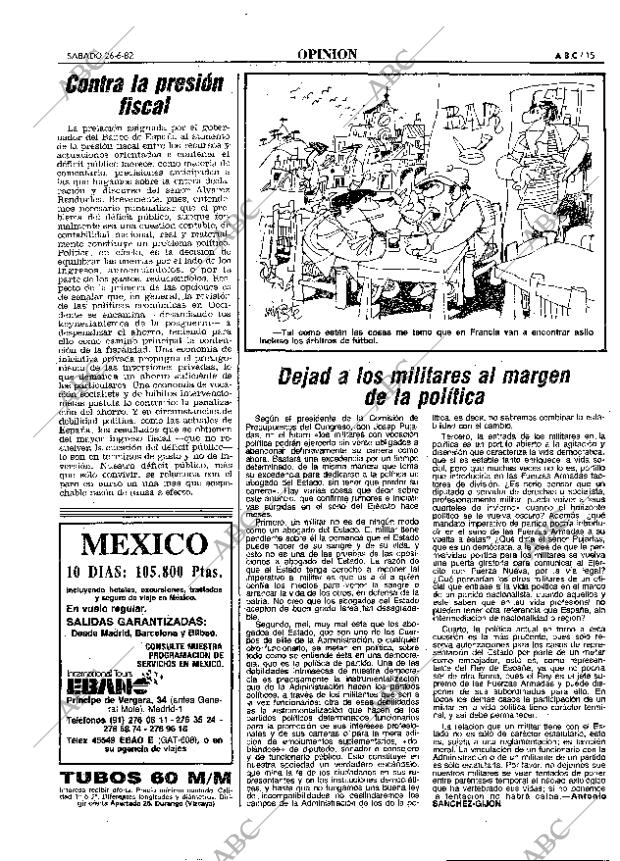 ABC MADRID 26-06-1982 página 15