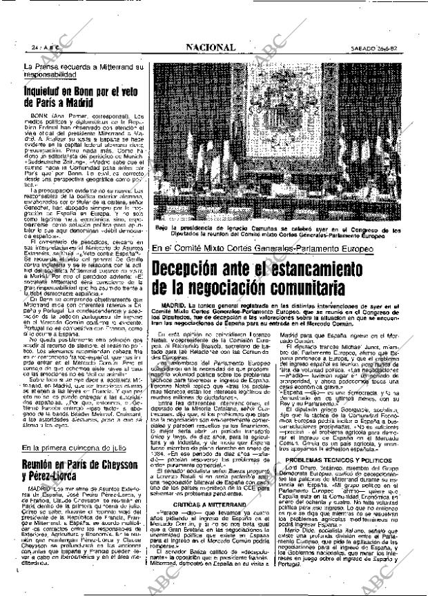 ABC MADRID 26-06-1982 página 24