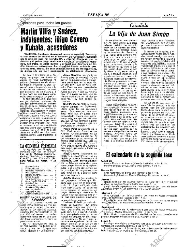 ABC MADRID 26-06-1982 página 45