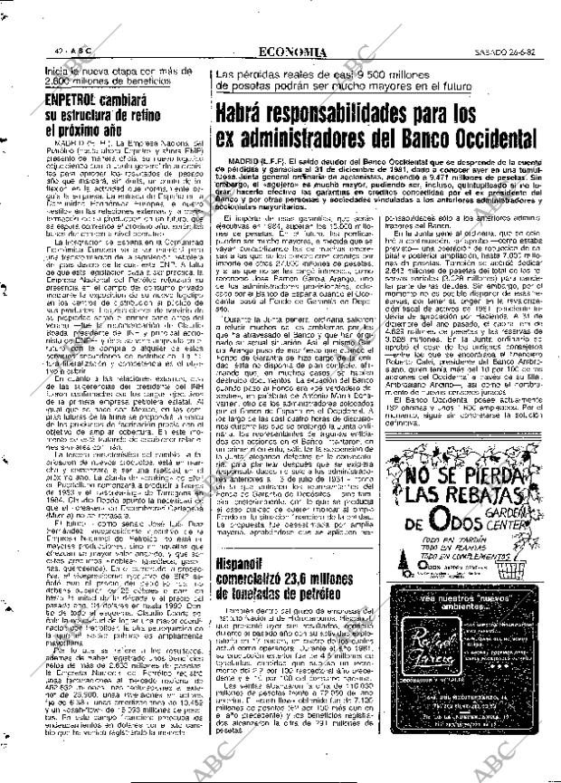 ABC MADRID 26-06-1982 página 58