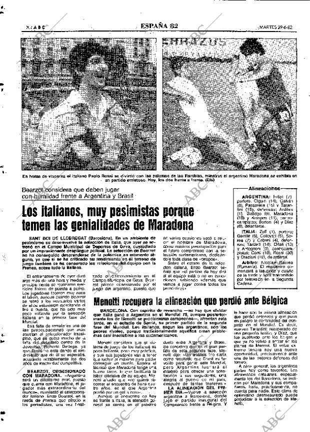 ABC MADRID 29-06-1982 página 54