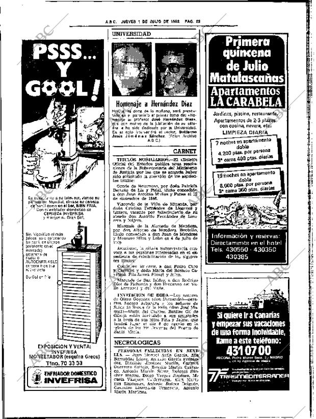 ABC SEVILLA 01-07-1982 página 34