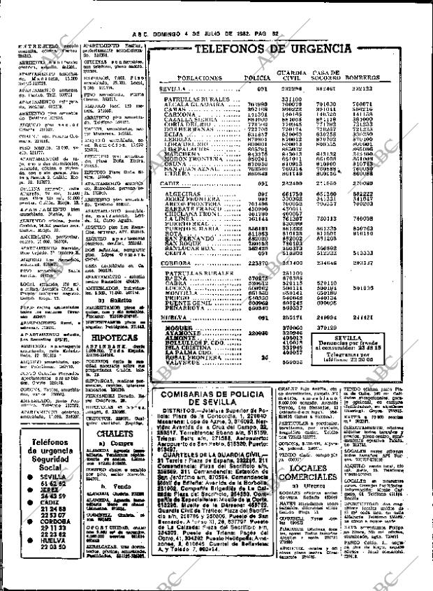 ABC SEVILLA 04-07-1982 página 74
