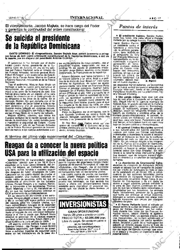ABC MADRID 05-07-1982 página 17