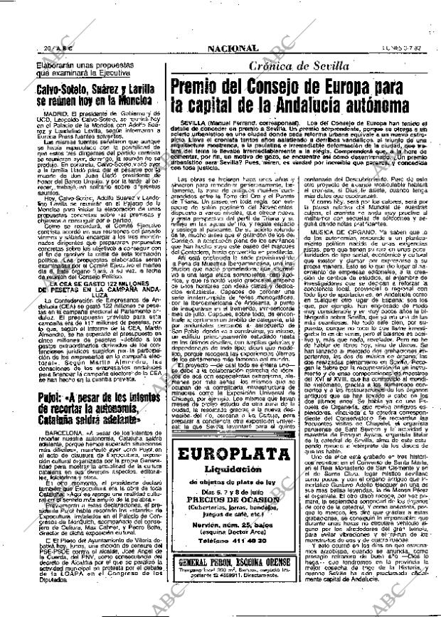 ABC MADRID 05-07-1982 página 20