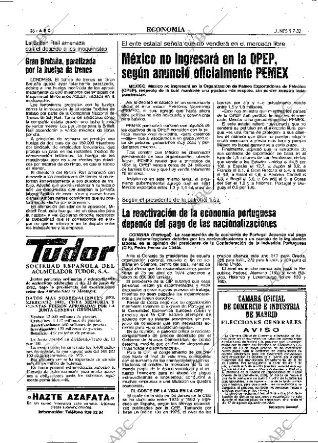 ABC MADRID 05-07-1982 página 26