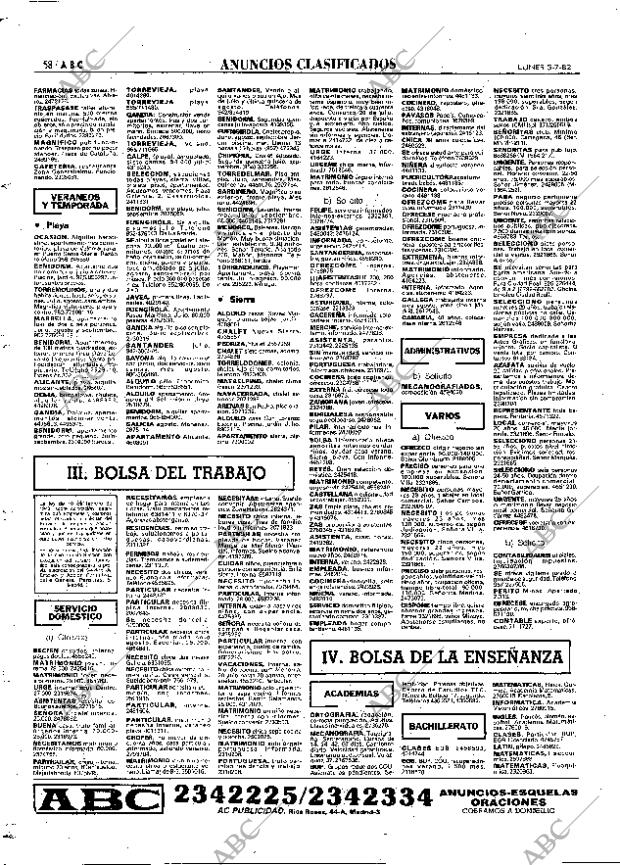 ABC MADRID 05-07-1982 página 70