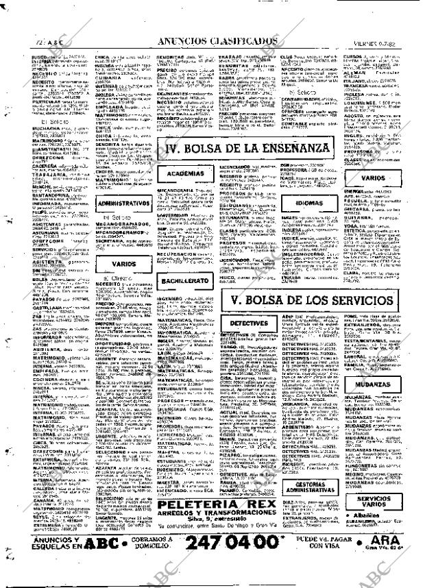 ABC MADRID 09-07-1982 página 84