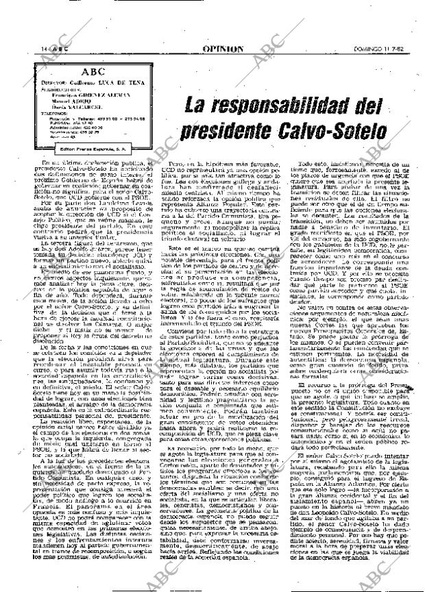ABC MADRID 11-07-1982 página 14