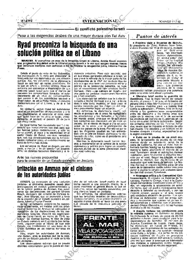 ABC MADRID 11-07-1982 página 18