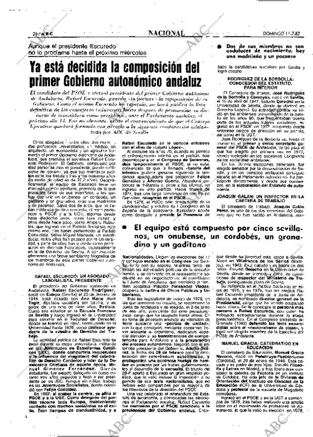 ABC MADRID 11-07-1982 página 28