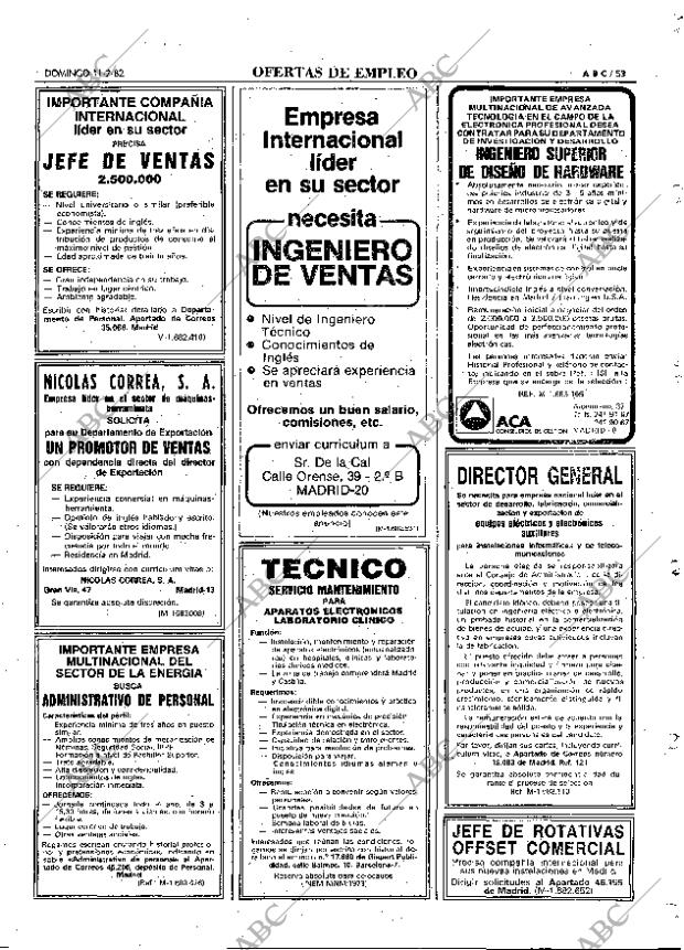 ABC MADRID 11-07-1982 página 65