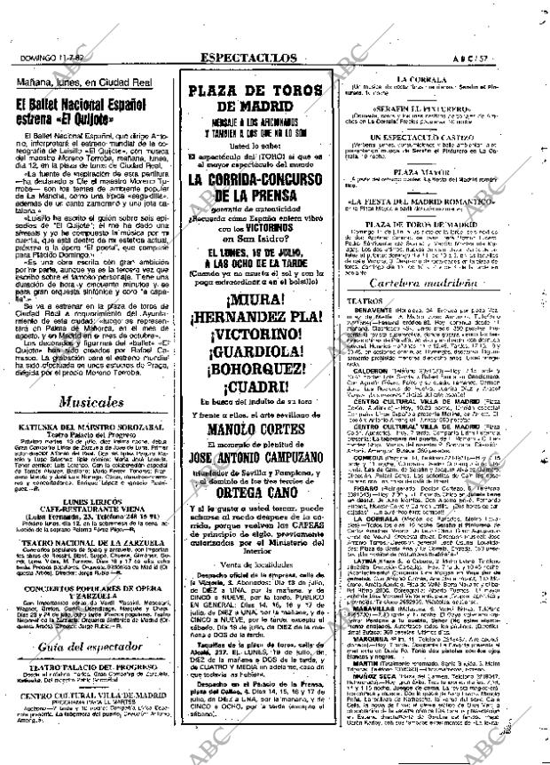 ABC MADRID 11-07-1982 página 69