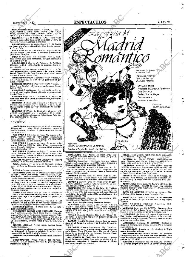 ABC MADRID 11-07-1982 página 71