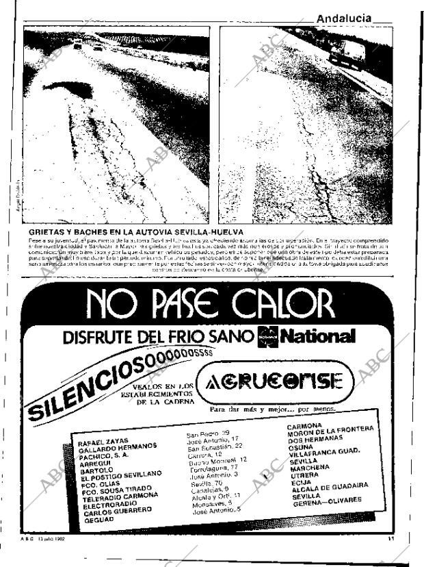 ABC SEVILLA 13-07-1982 página 11
