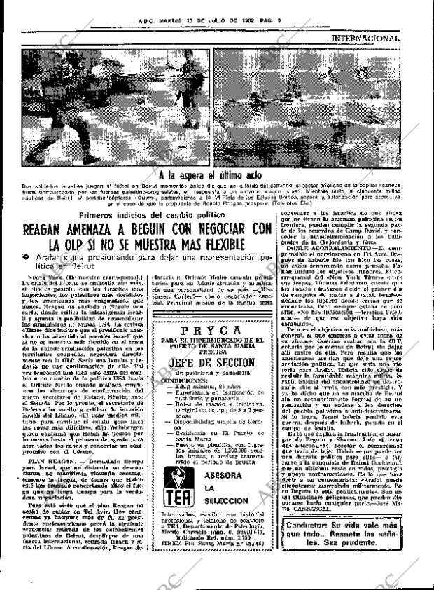 ABC SEVILLA 13-07-1982 página 23